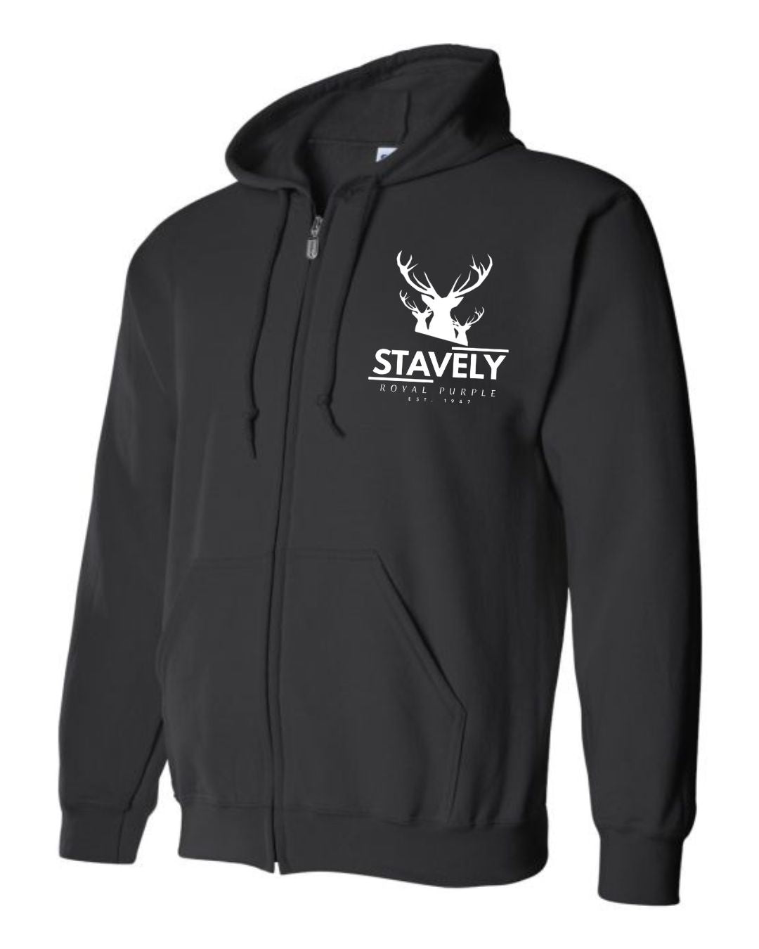 2024 Stavley Royal Purple Elks Full Zip Hoodie
