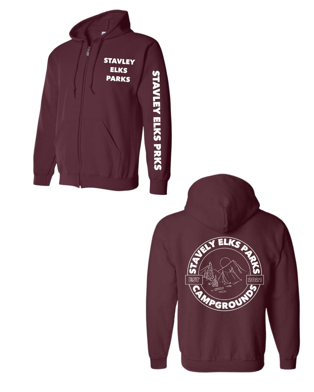 Stavley Elks Parks Campground Zip Up