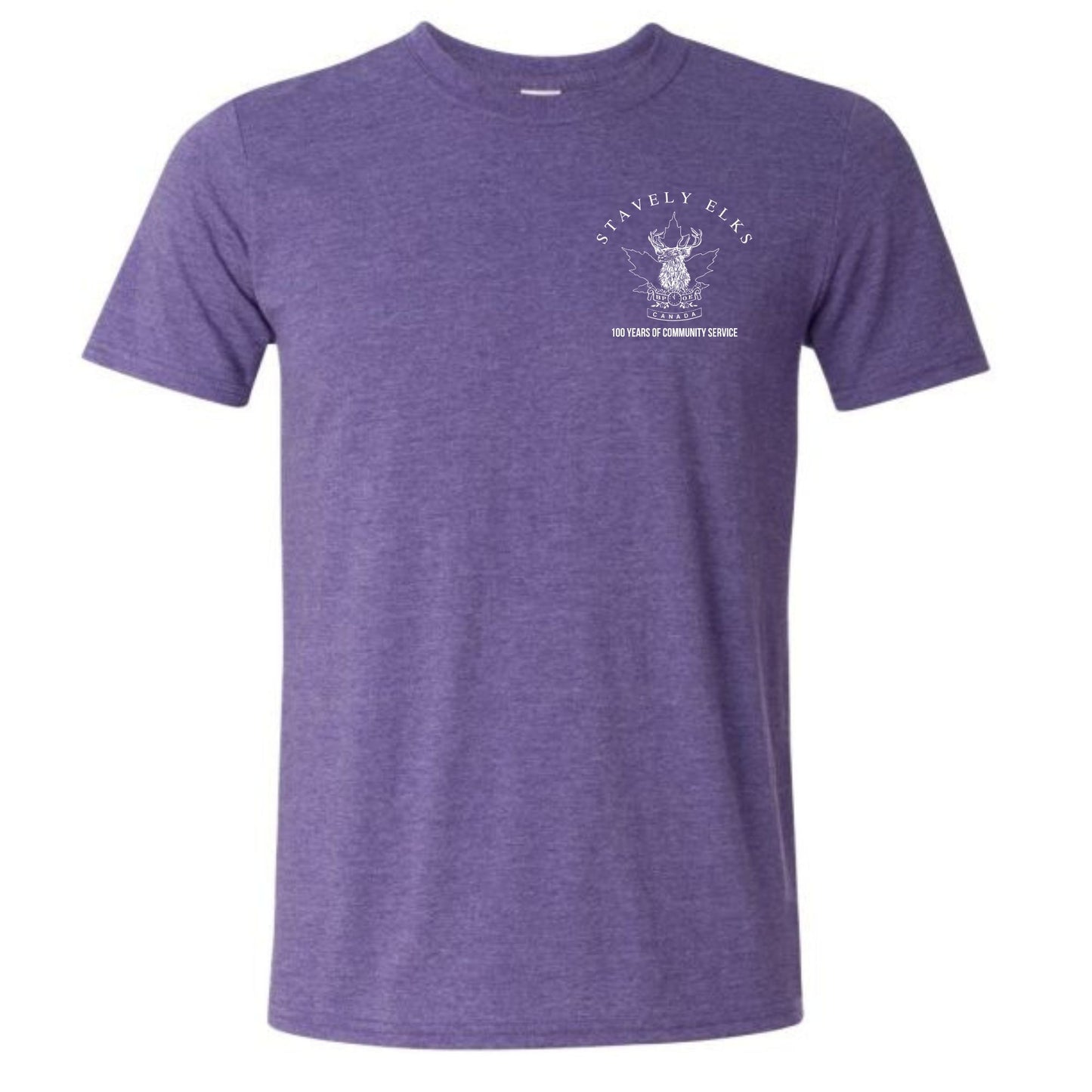Stavely Elks 100 Years Tshirt Old logo white