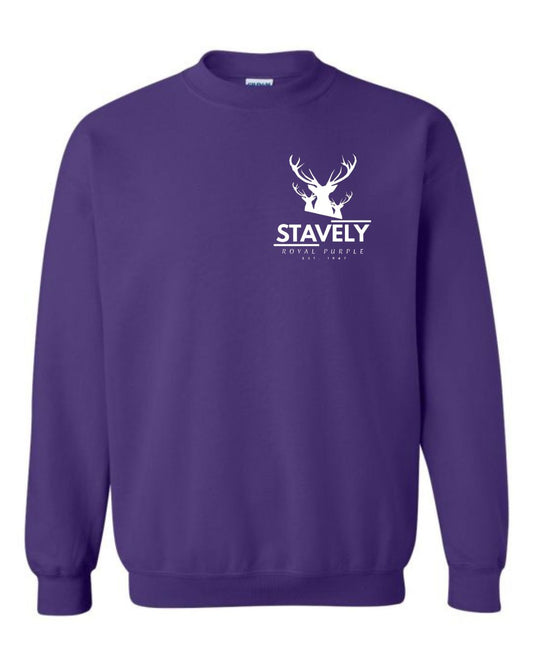 2024 Stavley Royal Purple Elks Crewneck Sweater