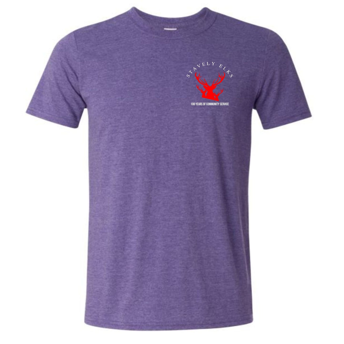 Stavely Elks 100 years Tshirt New Logo white & red