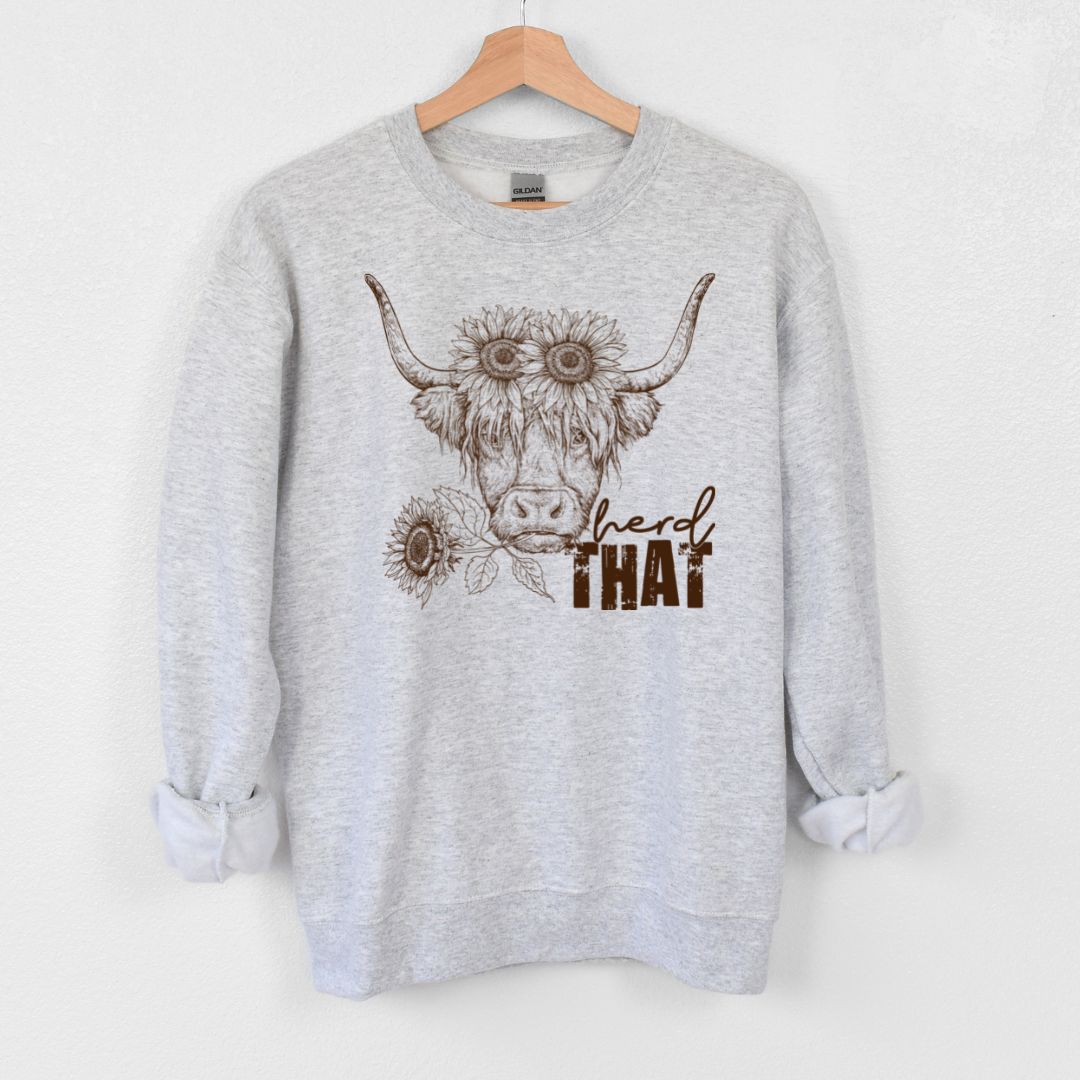 Herd that highland cow sweater