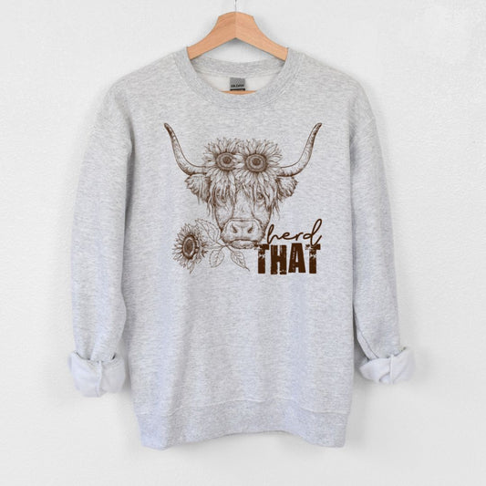Herd that highland cow sweater