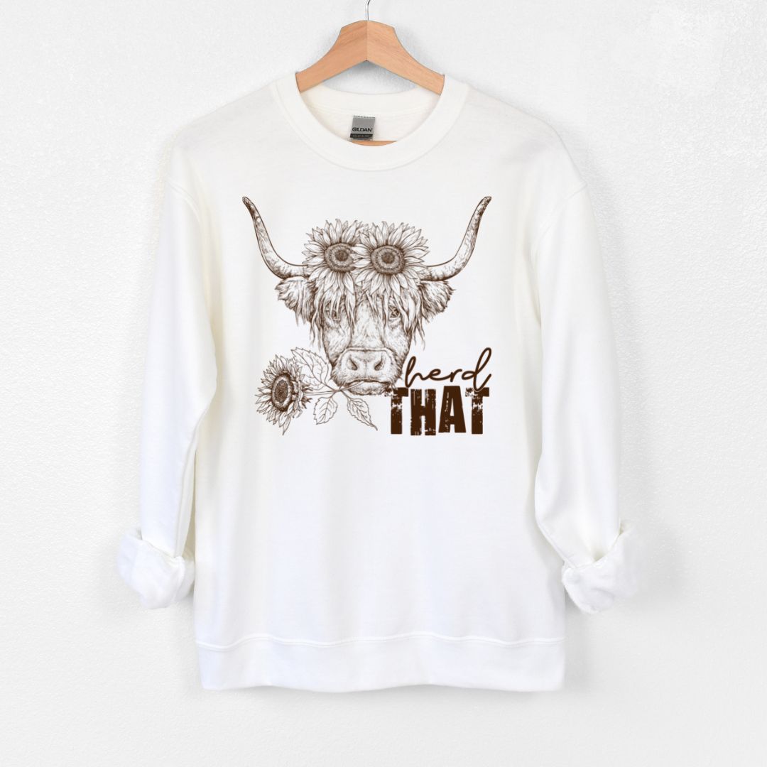 Herd that highland cow sweater
