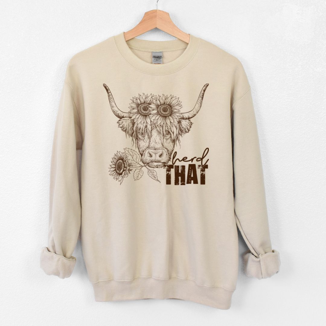 Herd that highland cow sweater