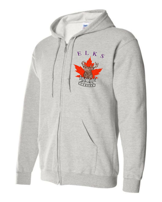 Vintage Elks Color Zip up Hoodie